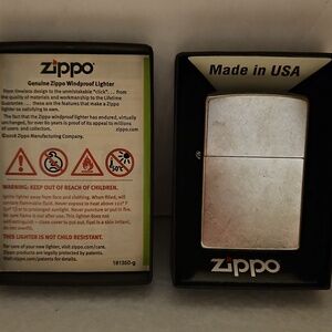 Zippo Silver Windproof Lighter